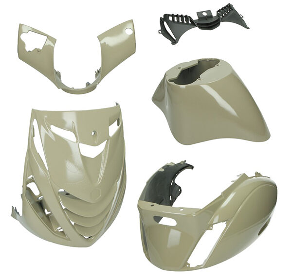 Plaatwerkset DMP model SP EVO-1 Mocha Beige 5-delig zip2000