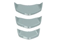 Sierstripset DMP voorscherm midden /5 grijs metallic primavera