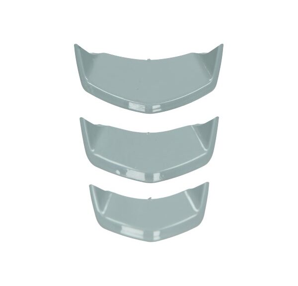 Sierstripset DMP voorscherm midden /5 grijs metallic primavera