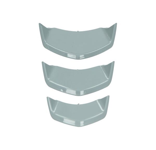 sierstripset DMP voorscherm midden euro-4/5 grijs metallic primavera
