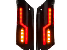 Knipperlichtset Power1 LED tube E-KEUR EVO-1 achter smoke — geschikt voor Piaggio