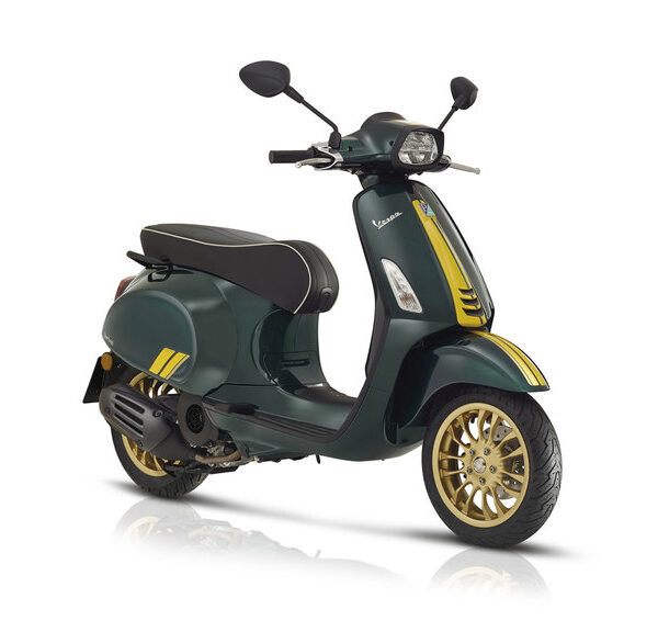 Stickerset Piaggio origineel — geschikt voor Piaggio Racing Sixties Donker Sprint