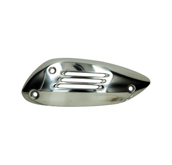 hitteschild Piaggio origineel uitlaat euro-3/4/5 chroom gts 300 (euro4)