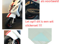 Stickerset sport /4/5 AMG wit