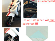 Stickerset sport /4/5 AMG wit mat