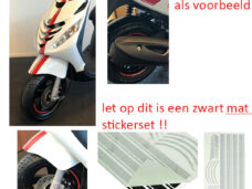 Stickerset sport /4/5 AMG zwart mat
