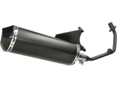 Uitlaat jamarcol (model Akrapovic) zwart/zwart zip 4t 3v