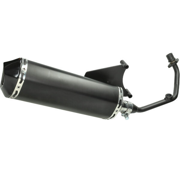 Uitlaat jamarcol (model Akrapovic) zwart/zwart zip 4t 3v