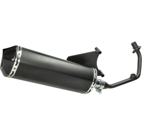 uitlaat jamarcol euro-4 (model Akrapovic) zwart/zwart zip 4t 3v