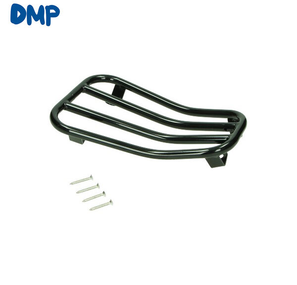 Bagagedrager DMP treeplank (zie opmerking) zwart glans — geschikt voor Vespa Primavera