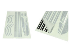 Stickerset sport /4/5 AMG zwart glans 16-delig primavera