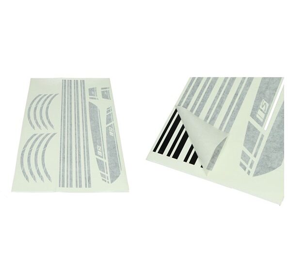 stickerset sport euro-2/4/5 AMG zwart glans 16-delig primavera