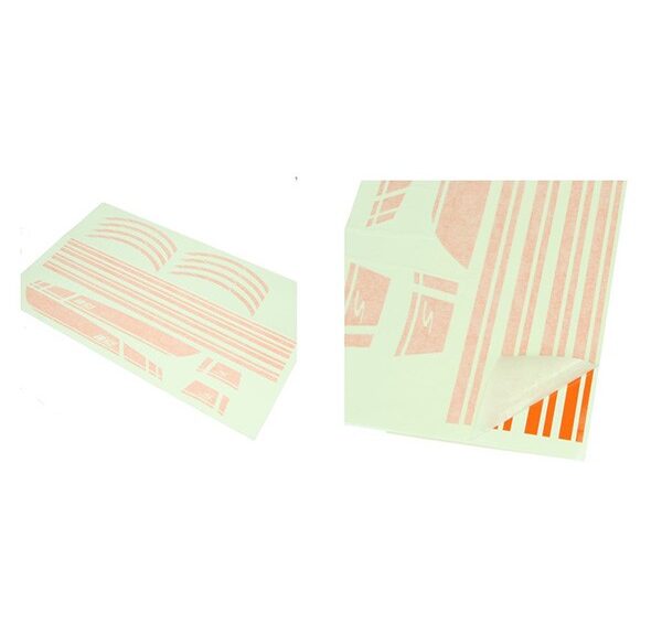 stickerset sport euro-2/4/5 AMG oranje 16-delig primavera