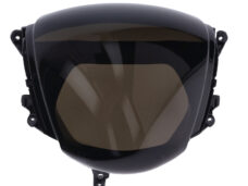 Koplamp glas tellerglas donker smoke Race — geschikt voor Piaggio