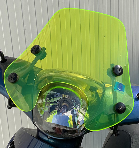 Windscherm Regia met bevestigingsset laag 30cm groen fluor