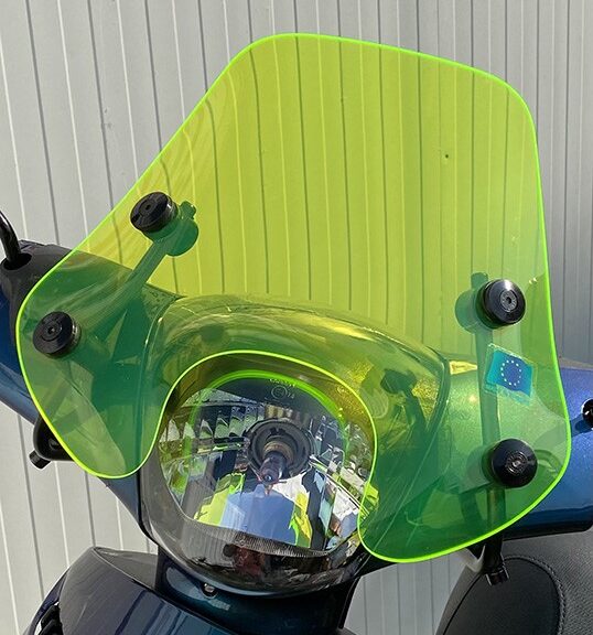 windscherm Regia met bevestigingsset laag (made in EU) 30cm groen fluor zip2000