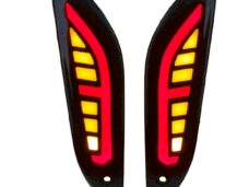 Knipperlichtset Power1 LED sport tube E-KEUR achter smoke — geschikt voor Vespa Primavera