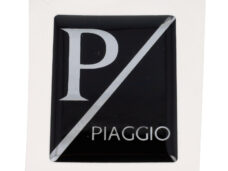 Sticker logo voorscherm zwart LX — geschikt voor Piaggio Primavera