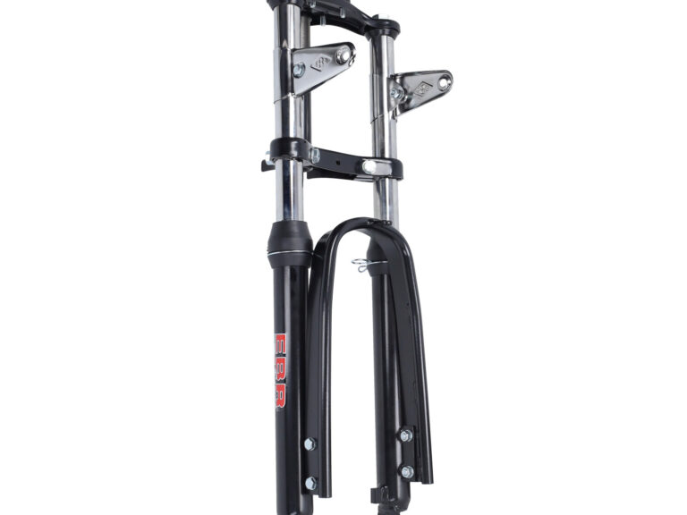 Voorvork EBR kort breed versterkt + stabilisator compleet 56cm zwart — geschikt voor Puch Maxi 445