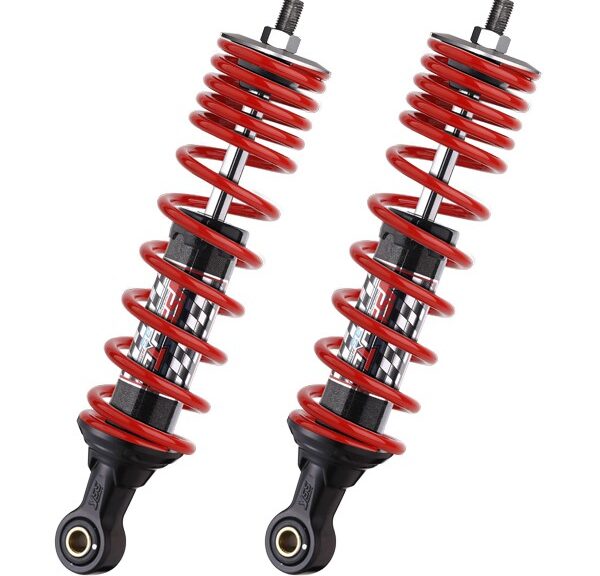 schokbrekerset yss hybrid DTG maxi scooter achter 340mm rood grand dink