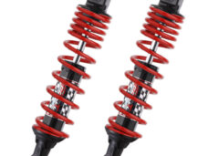 Schokbrekerset yss hybrid DTG maxi scooter beverly x7 125/250/ x-evo 125/250/horwin achter 360mm rood X8