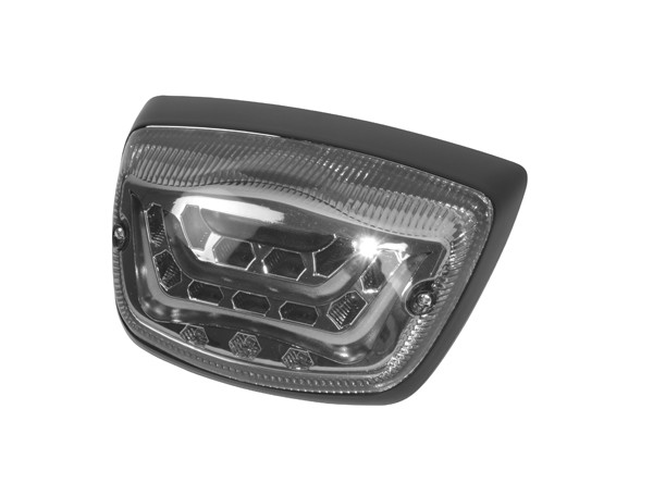achterlicht DMP led zwarte rand smoke vespa lx