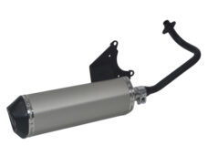 Uitlaat jamarcol ovaal (model Akrapovic) alu/zwart LX 4t