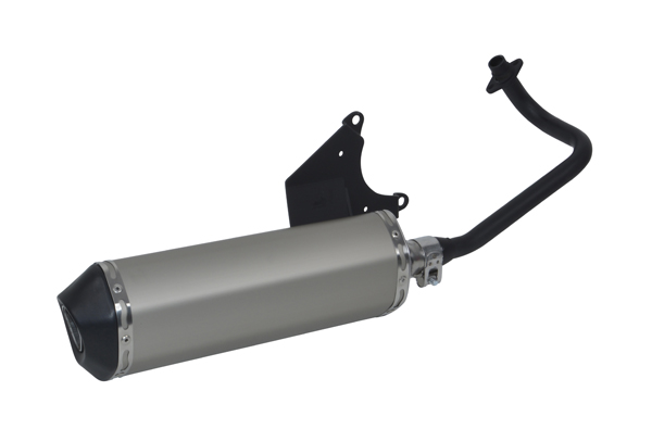 Uitlaat jamarcol ovaal (model Akrapovic) alu/zwart LX 4t