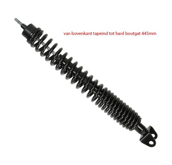 schokbreker DMP hydraulisch 450mm achter zwart primavera