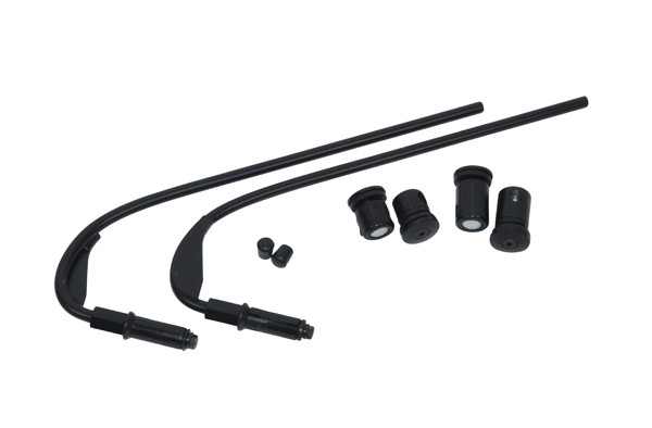 windscherm Regia bevestigingset (voor 42872) (made in EU) zwart glans primavera