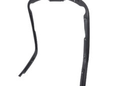 Sierstripset beenschild zwart mat 3-delig primavera