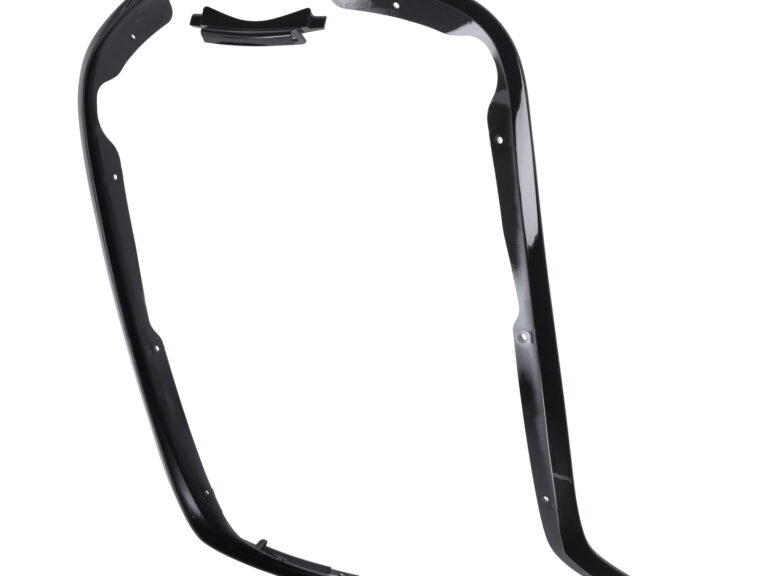 Sierstripset beenschild zwart glans 3-delig primavera