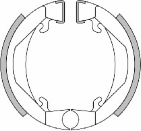 remsegmentset polini 80x18mm voor/achter 103spx