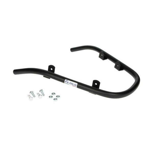 Sierbeugel voorspatbord (made in Italy) zwart mat LX — geschikt voor Vespa