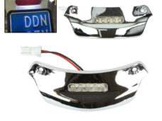 Verlichting kentekenplaat LED chroom primavera