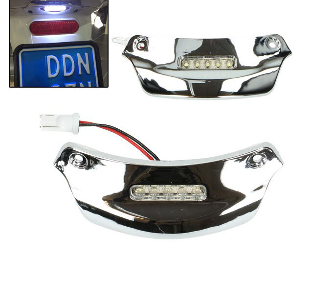 Verlichting kentekenplaat LED chroom primavera