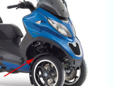 Voorspatbord Piaggio origineel — geschikt voor Piaggio Over Wiel Fuoco