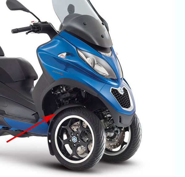 Voorspatbord Piaggio origineel — geschikt voor Piaggio Over Wiel Fuoco