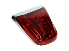 Achterlicht DMP chroom rand/rood glas primavera