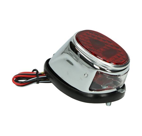 achterlicht ot compleet +rubber chroom tomos 4L