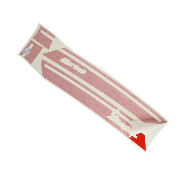 stickerset zijscherm rood sprint