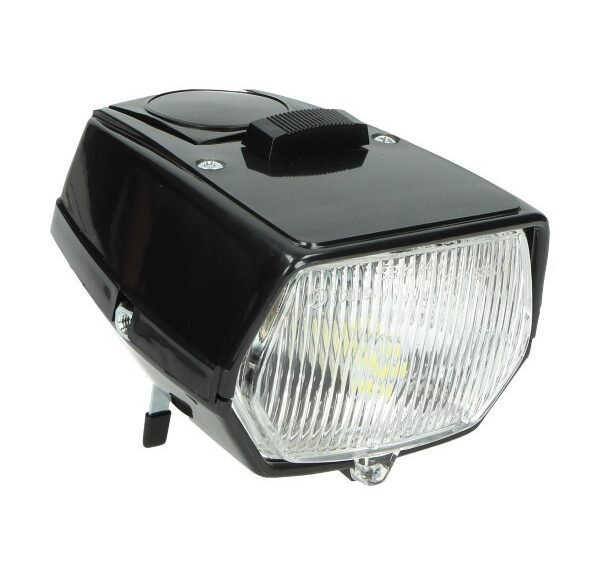 koplamp DMP led met lichtschakelaar zwart puch maxi
