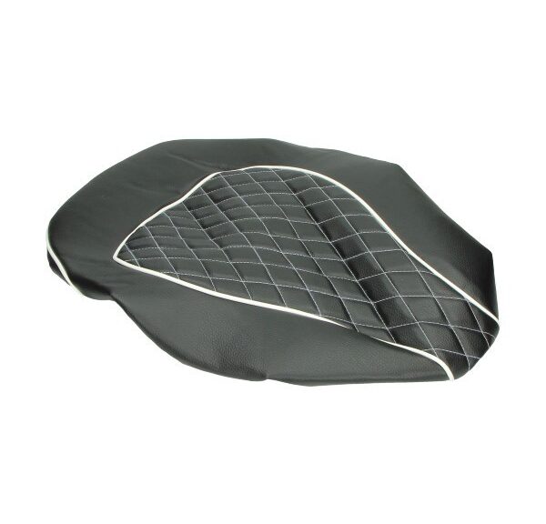 buddydek Regia (made in EU) Piaggio chesterfield zwart/wit zip2006 4t