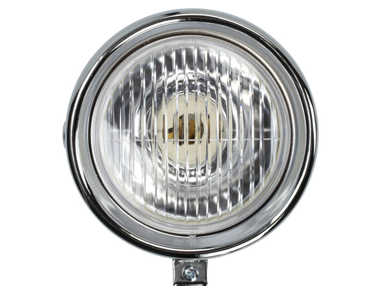 Koplamp Dmp Rond 130mm Chroom Classic, Puch Maxi, Puch
