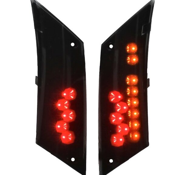knipperlichtset DMP led SP met dagrijverlichting achter smoke piaggio