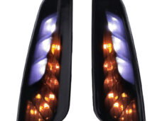 Knipperlichtset DMP LED E-KEUR SP met dagrijverlichting voor donker smoke primavera