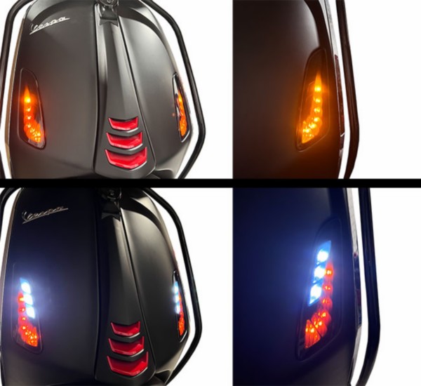 knipperlichtset DMP led e-keur SP met dagrijverlichting voor donker smoke primavera