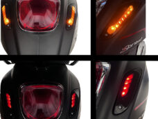 Knipperlichtset DMP LED E-KEUR SP +achterl dagrijverlichting achter donker smoke primavera