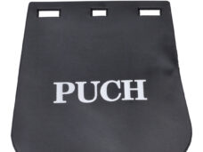 Spatlap met tekst zwart — geschikt voor Puch Maxi