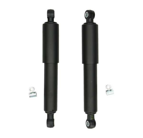 Schokbrekerset DMP custom 300mm zwart mat camino